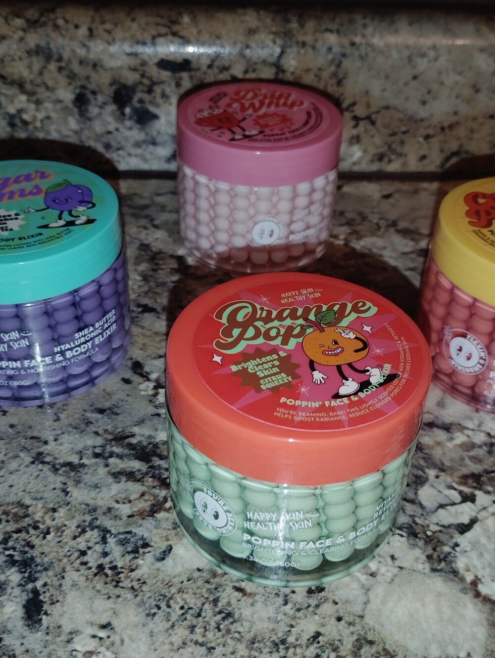 Whipped Mini Face & Body Elixir - Variety (Pink, Yellow, Teal, Orange, Purple) - Picture 2 of 7